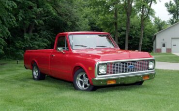 Chevrolet-Pickup-1972-Red-Black-Gray-6