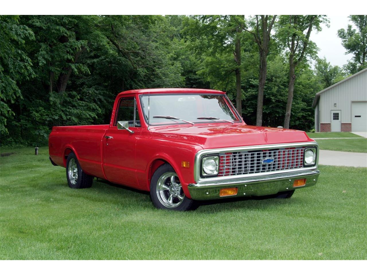 Chevrolet-Pickup-1972-Red-Black-Gray-6