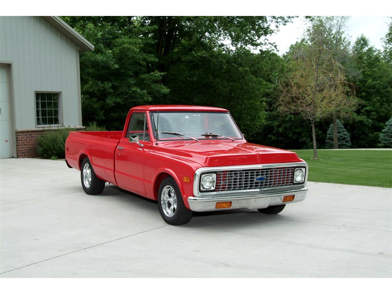 Chevrolet-Pickup-1972-Red-Black-Gray-7