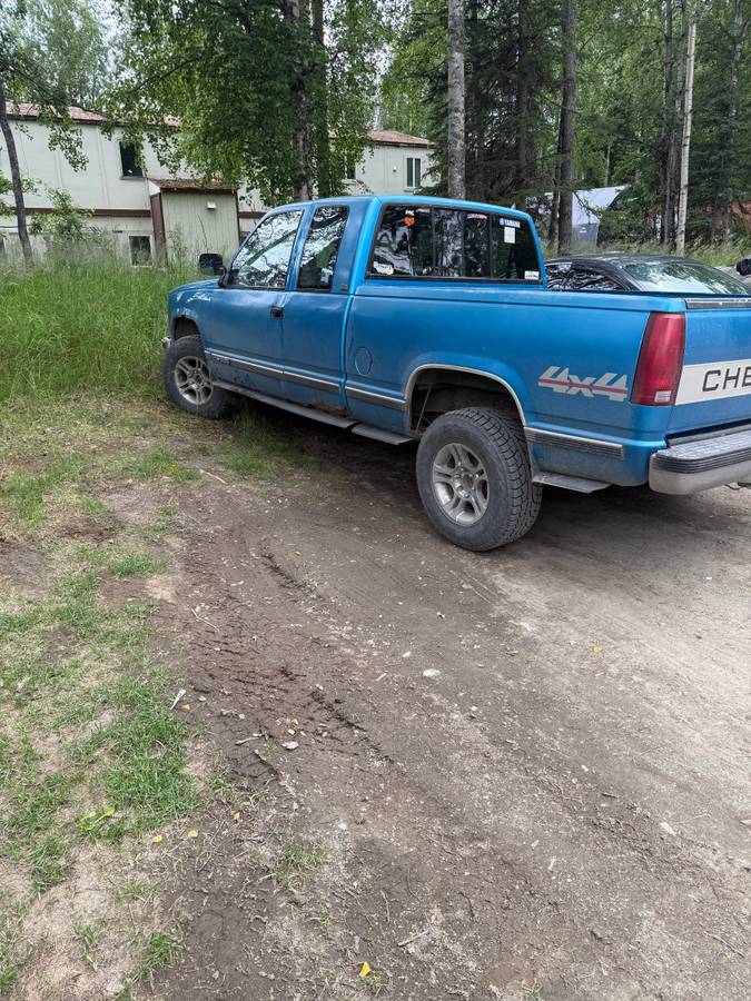 Chevrolet-Silverado-1500-4x4-1992-blue-1