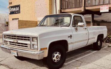 Chevrolet-Silverado-1987-White-white-black-tan-2