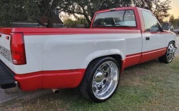 Chevrolet-Silverado-1988-Two-Tone-RedWhite-11