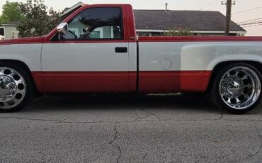 Chevrolet-Silverado-1988-Two-Tone-RedWhite-16