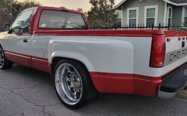 Chevrolet-Silverado-1988-Two-Tone-RedWhite-17