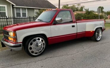 Chevrolet-Silverado-1988-Two-Tone-RedWhite-8