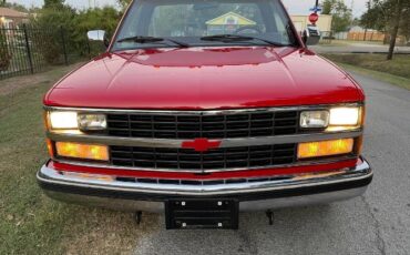 Chevrolet-Silverado-1988-Two-Tone-RedWhite-9