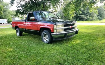 Chevrolet-Silverado-1989-red