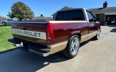 Chevrolet-Silverado-1990-Custom-2-Tone-Tan-1