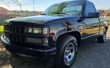 Chevrolet-Silverado-1991-Black-Black-1