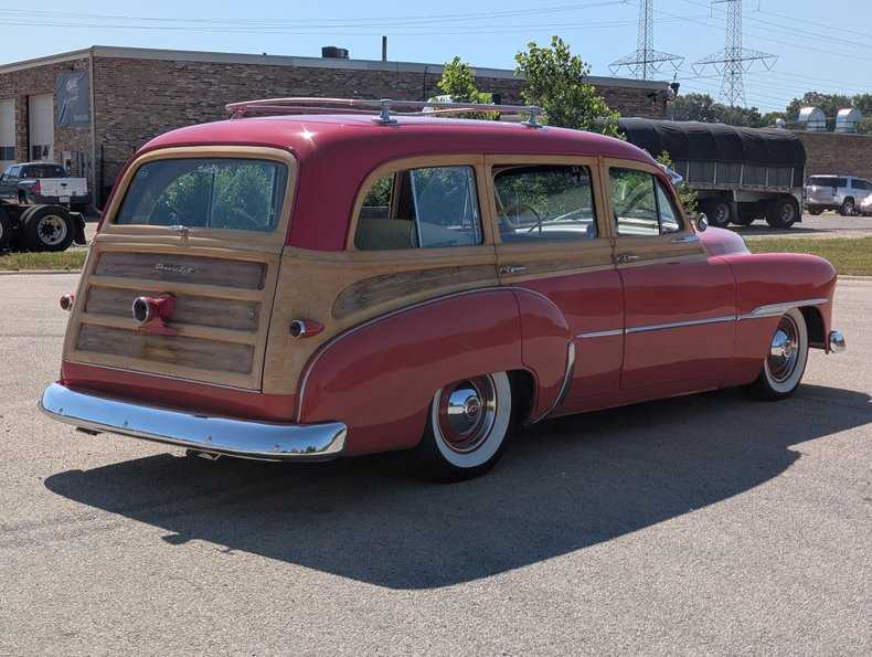 Chevrolet-Styleline-1951-Bright-Red-Tan-1