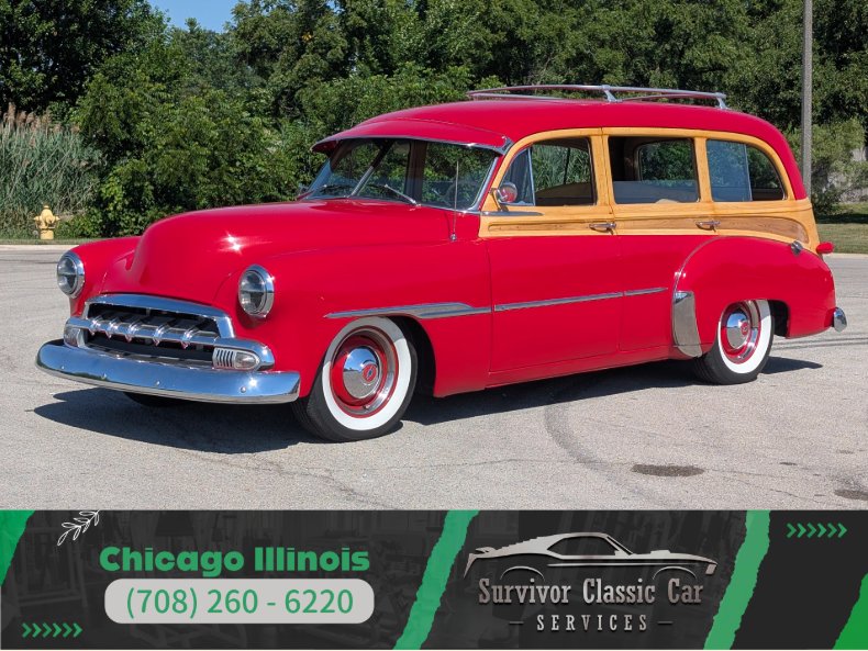 Chevrolet-Styleline-1951-Bright-Red-Tan-38