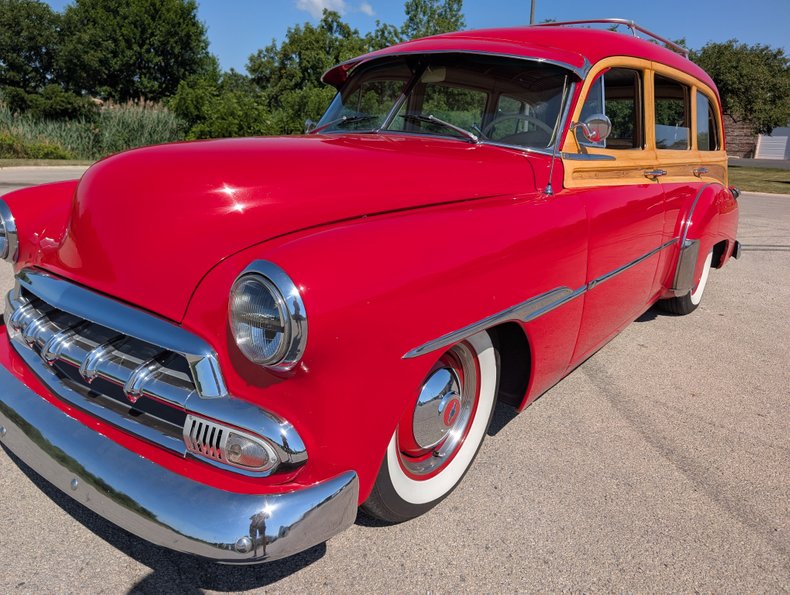 Chevrolet-Styleline-1951-Bright-Red-Tan-4