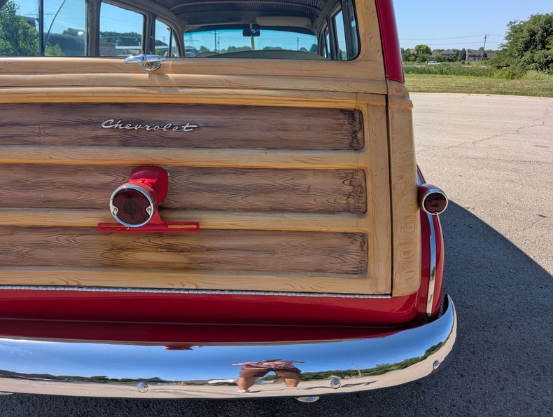 Chevrolet-Styleline-1951-Bright-Red-Tan-41
