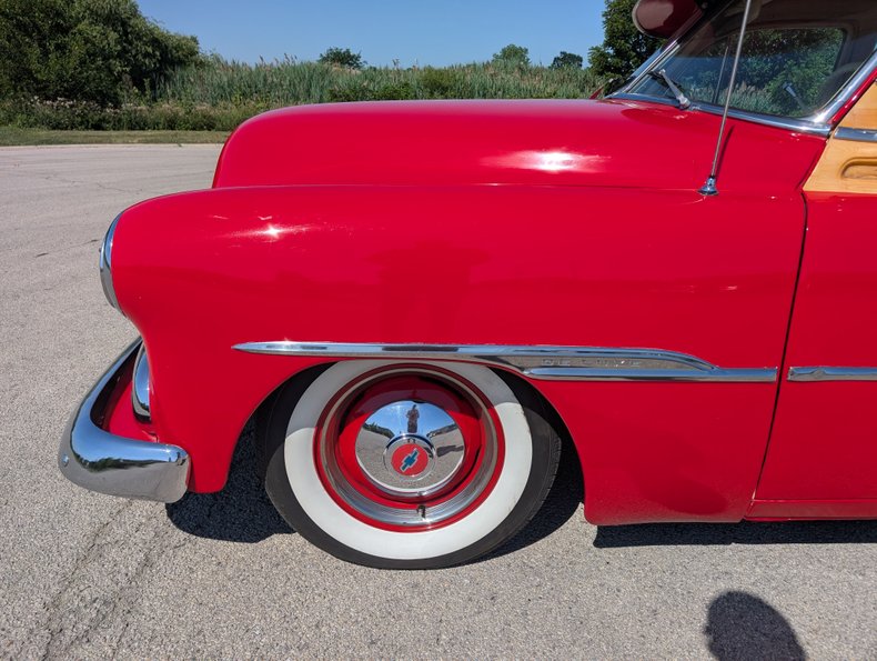 Chevrolet-Styleline-1951-Bright-Red-Tan-5