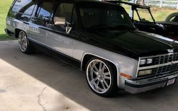 Chevrolet-Suburban-1990-Gloss-Black-Heather-Gray-Cloth-22