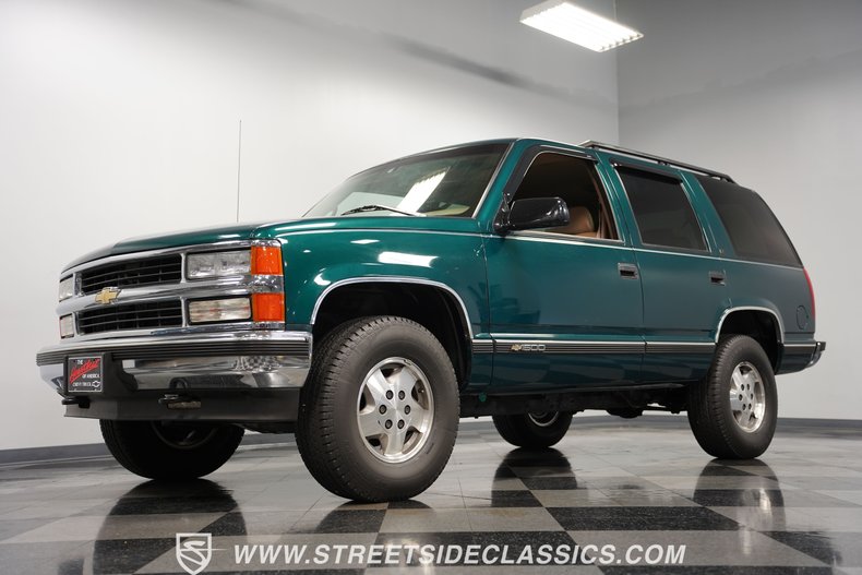 Chevrolet-Tahoe-1995-Emerald-Green-Metall-Tan-29