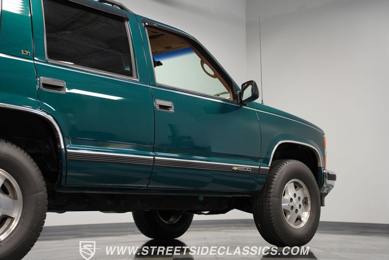 Chevrolet-Tahoe-1995-Emerald-Green-Metall-Tan-34