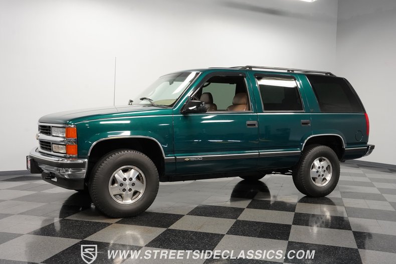 Chevrolet-Tahoe-1995-Emerald-Green-Metall-Tan-4