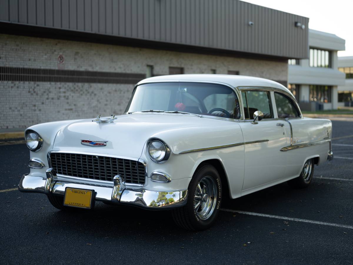 Chevy-bel-air-1955-white-1