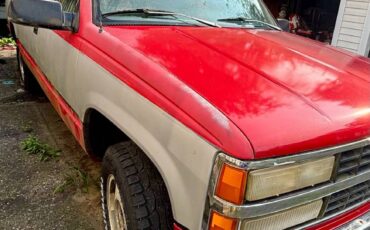 Chevy-suburban-1500-4x4-1993-red-1