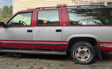 Chevy-suburban-1500-4x4-1993-red