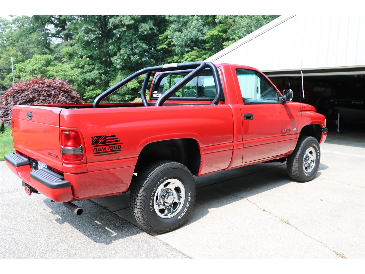 Dodge-1500-1994-Red-Grey-1