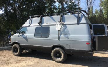 Dodge-B350-1984-Gray-13