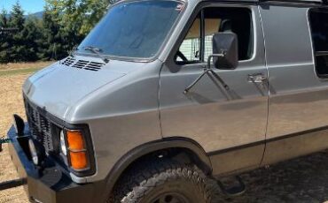Dodge-B350-1984-Gray-21