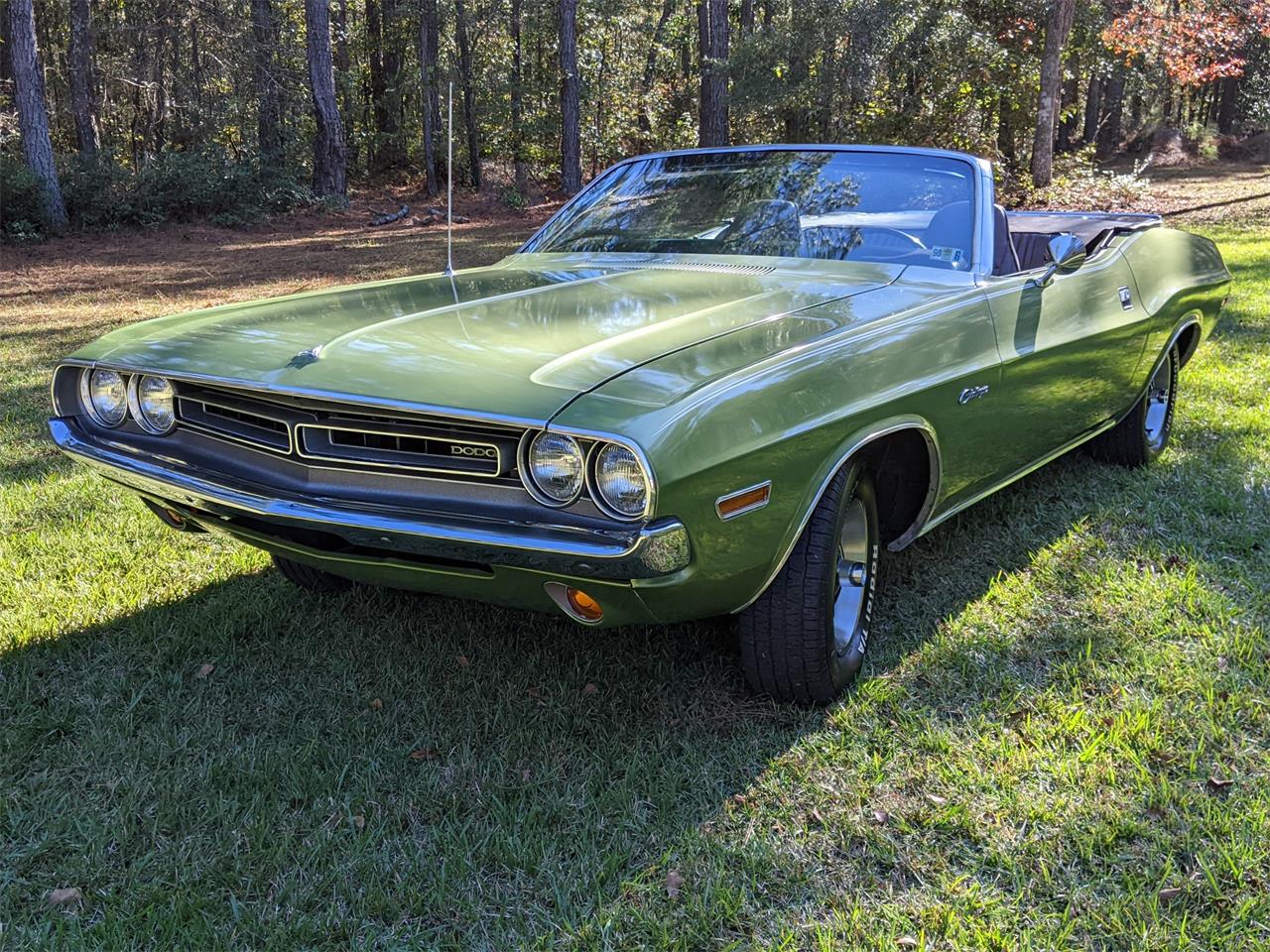 Dodge-Challenger-1971-Metallic-Green-Brown-1