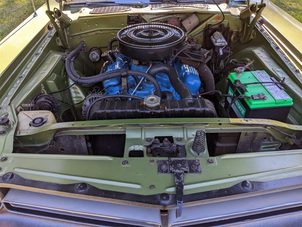 Dodge-Challenger-1971-Metallic-Green-Brown-30