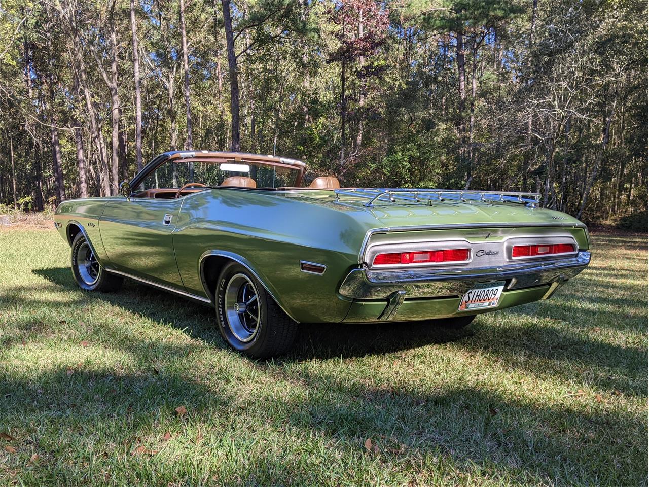 Dodge-Challenger-1971-Metallic-Green-Brown-36