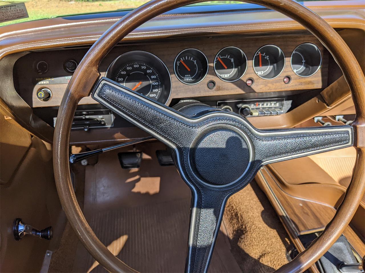 Dodge-Challenger-1971-Metallic-Green-Brown-43