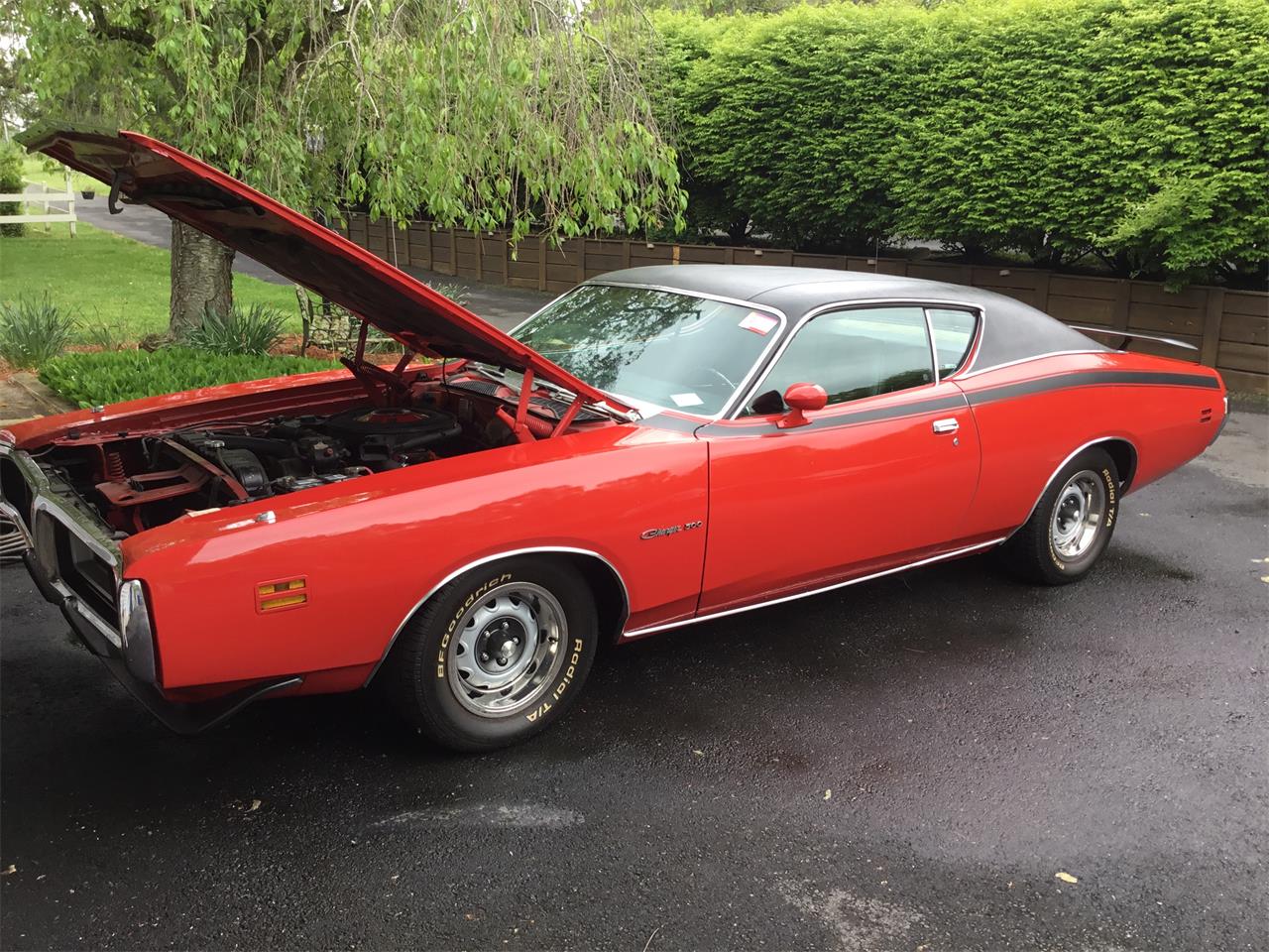 Dodge-Charger-500-1971-Red-Black