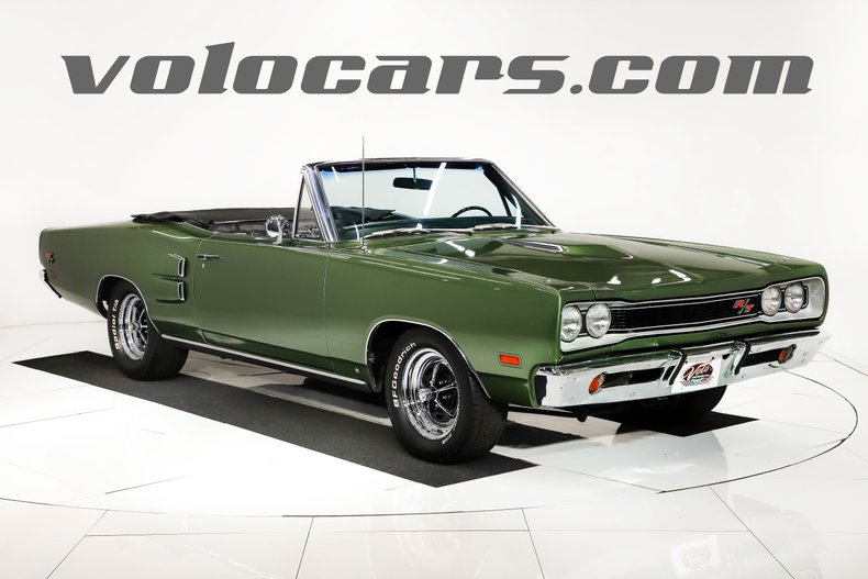 Dodge-Coronet-1969-Medium-Green-Metalli-Black-4