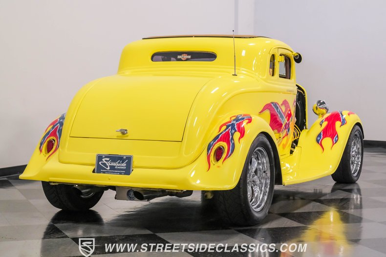 Dodge-Coupe-1933-Yellow-Tan-16