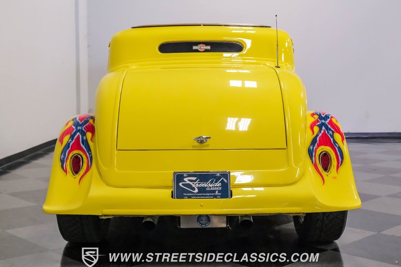Dodge-Coupe-1933-Yellow-Tan-20