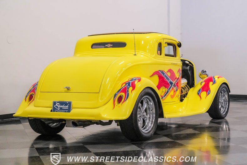 Dodge-Coupe-1933-Yellow-Tan-21