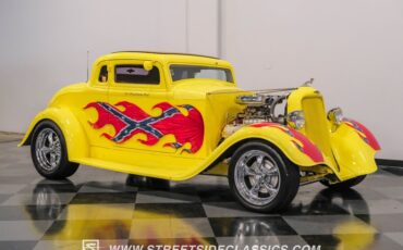 Dodge-Coupe-1933-Yellow-Tan-23