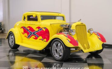 Dodge-Coupe-1933-Yellow-Tan-24