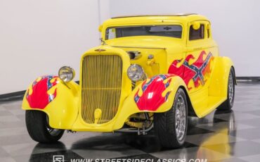 Dodge-Coupe-1933-Yellow-Tan-27