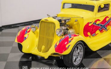 Dodge-Coupe-1933-Yellow-Tan-28