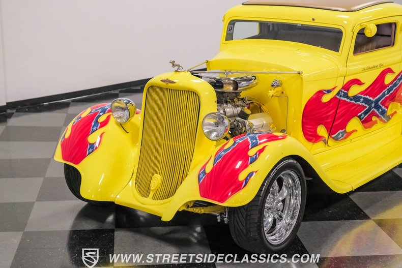 Dodge-Coupe-1933-Yellow-Tan-28