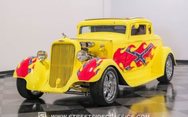 Dodge-Coupe-1933-Yellow-Tan-3