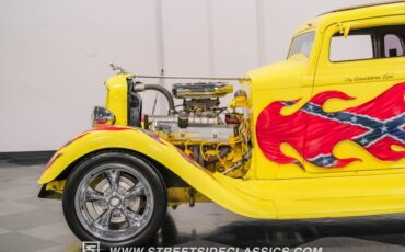 Dodge-Coupe-1933-Yellow-Tan-32