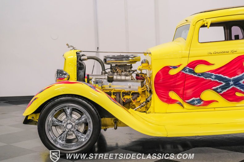 Dodge-Coupe-1933-Yellow-Tan-32
