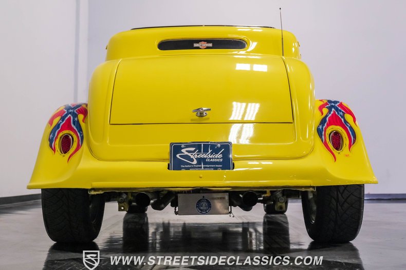 Dodge-Coupe-1933-Yellow-Tan-37