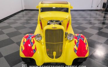 Dodge-Coupe-1933-Yellow-Tan-38