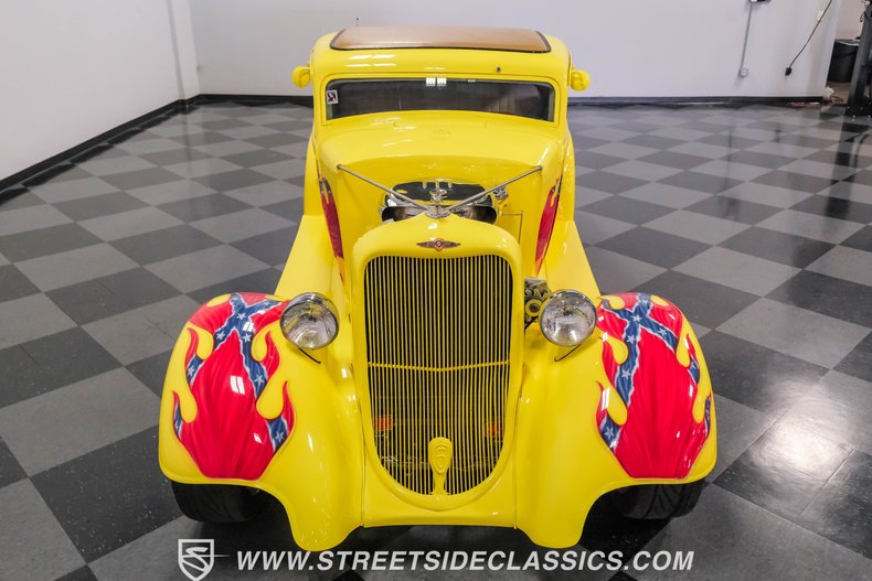 Dodge-Coupe-1933-Yellow-Tan-38