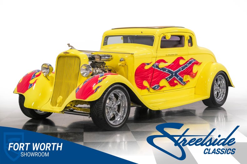 Dodge-Coupe-1933-Yellow-Tan-47
