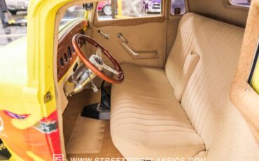 Dodge-Coupe-1933-Yellow-Tan-49